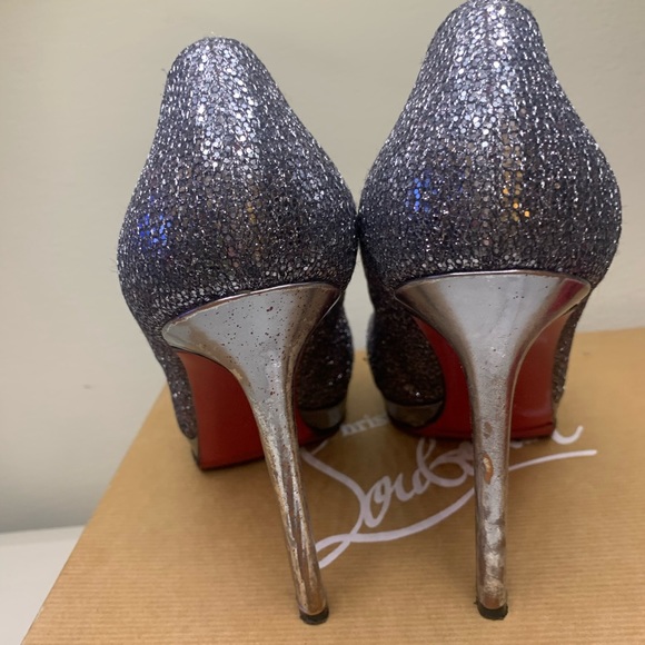 Christian Louboutin Pigalle Plato 120 Glitter - Picture 6 of 7
